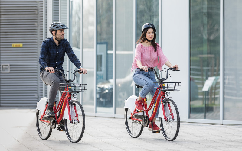 Pegas a lansat cel mai inovator sistem de bike sharing din România
